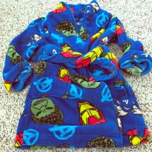 Boys Avengers plush robe